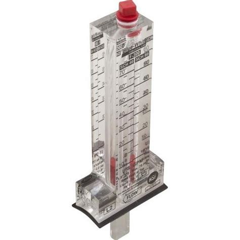 blue white flow meter f300.